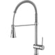 KF-AZ211BN - ANZZI Carriage Series Single Handle Deck Mount Standard Kitchen Faucet in Brushed Nickel Finish with Ceramic Disk Included