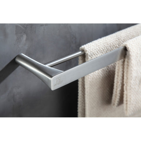 AC-AZ057BN - ANZZI Caster 3 Series Towel Bar in Brushed Nickel