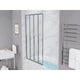 SD-AZ16-01CH - ANZZI 56-in. x 33-in. Accordion-Style Bathtub Shower Door in Chrome