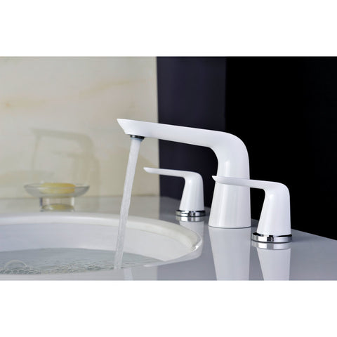 L-AZ018 - ANZZI Pendant Series 8 in. Widespread 2-Handle Low-Arc Bathroom Faucet in Polished Chrome