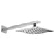 Viace Series 1-Spray 12.55 in. Fixed Showerhead in Brushed Nickel