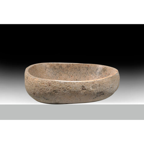 ANZZI Chodola Vessel Sink in Yellow River Stone