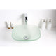 ANZZI Vista Series Deco-Glass Vessel Sink in Lustrous Frosted Finish