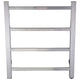 ANZZI Magnus Series 4-Bar Stainless Steel Wall Mounted Electric Towel Warmer Rack in Brushed Nickel