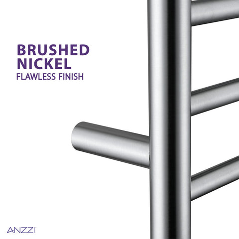 ANZZI Bali Series 10-Bar Stainless Steel Wall Mounted Towel Warmer