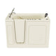 ANZZI Coupe Series 30 in. x 53 in. Left Drain Quick Fill Walk-In Whirlpool and Air Tub with Powered Fast Drain in Biscuit