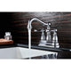 L-AZ033 - ANZZI Edge Series 4 in. Centerset 2-Handle Mid-Arc Bathroom Faucet in Polished Chrome