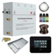 CON450OB - SaunaSpa Contractors Series 4.5kW Steam Bath Generator with Quickstart Continuous Steam, Black Digital Touch Pad, Built-in Auto-drain, Drain Pan, White LED light, and Aroma Steamhead in Oil Rubbed Bronze