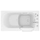 AZ2853RWS-CP - ANZZI Coupe Premier 53 - 60 in x 28 in. Right Drain Soaking Walk-in Tub in White