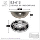 ANZZI Athenian 20 in. Handmade Drop-in Oval Bathroom Sink in Hammered Steel