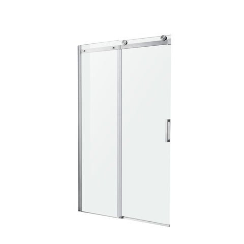 ANZZI Rhodes Series 48 in. x 76 in. Frameless Sliding Shower Door with Handle