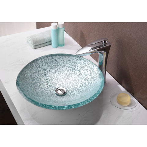 S247-blue - ANZZI Jonas Series Vessel Sink in Clear Glass