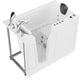 ANZZI Coupe Series 29 in. x 52 in. Left Drain Quick Fill Walk-In Whirlpool and Air Tub with Powered Fast Drain in White