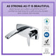 ANZZI Voce Series Single-Handle Wall Mount Bathroom Faucet