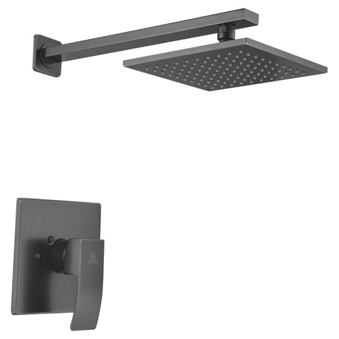 SH-AZ041ORB - ANZZI Viace Series 1-Spray 8 in. Fixed Showerhead in Oil Rubbed Bronze