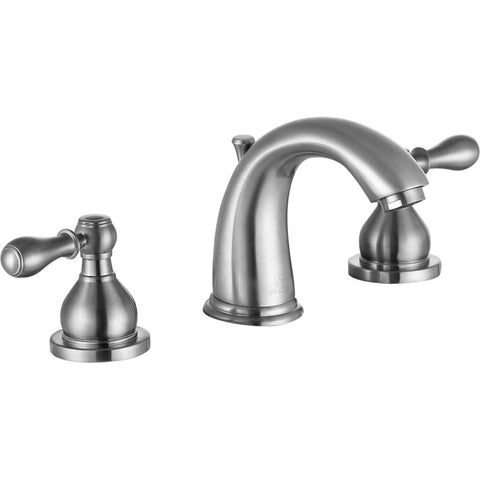 ANZZI Merchant 8 in. Widespread 2-Handle Bathroom Faucet in Brushed Nickel