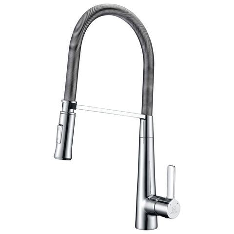 KF-AZ188CH - ANZZI Apollo Single Handle Pull-Down Sprayer Kitchen Faucet in Polished Chrome