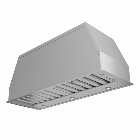 ANZZI ANZZI 30-Inch 600 CFM 3-Speed Stainless Steel Convertible Residential Insert Range Hood with LED Lamp