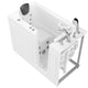 53 - 60 in. x 26 in. Right Drain Air and Whirlpool Jetted Walk-in Tub in White