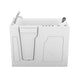 ANZZI Coupe Premier 53 - 60 in x 28 in. Left Drain Air and Whirlpool Jetted Walk-in Tub in White