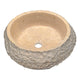 LS-AZ8172 - ANZZI Desert Ash Vessel Sink in Classic Cream Marble