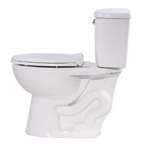 T1-AZ065 - ANZZI Talos 2-piece 1.28 GPF Single Flush Elongated Toilet in White