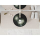 LS-AZ902 - ANZZI Amalfi Round Glass Vessel Bathroom Sink with Stellar Black Finish