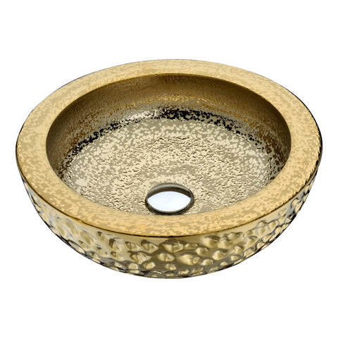 LS-AZ8199 - ANZZI Levi Series Vessel Sink in Speckled Gold