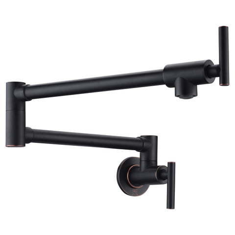 KF-AZ258ORB - Braccia Series 24" Wall Mounted Pot Filler in Oil Rubbed Bronze