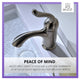 ANZZI Arc Series Single Hole Single-Handle Low-Arc Bathroom Faucet