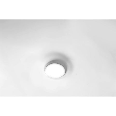 ANZZI Deux Series Ceramic Vessel Sink in White