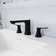 L-AZ902MB-CH - ANZZI 2-Handle 3-Hole 8 in. Widespread Bathroom Faucet With Pop-up Drain in Matte Black & Chrome