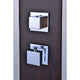 ANZZI Monsoon 57 in. 4-Jetted Full Body Shower Panel with Heavy Rain Shower and Spray Wand in Mahogany Style Deco-Glass