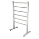 TW-AZ102BN - Riposte Series 6-Bar Stainless Steel Floor Mounted Electric Towel Warmer Rack-Brushed Nickel