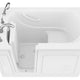 ANZZI Value Series 30 in. x 53 in. Left Drain Quick Fill Walk-In Soaking Tub in White