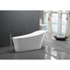 FT-AZ092-R - ANZZI 5.58 ft. Freestanding Bathtub in White