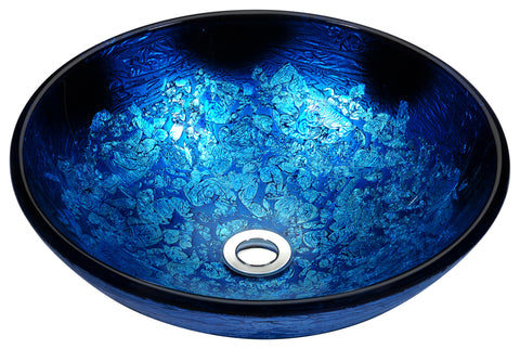 ANZZI Stellar Series Deco-Glass Vessel Sink