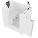 ANZZI Coupe Series 27 in. x 39 in. Right Drain Quick Fill Walk-In Whirlpool Tub in White