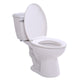 ANZZI Kame 2-piece 1.28 GPF Single Flush Elongated Toilet in White