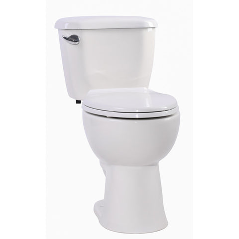 T1-AZ063 - ANZZI Author 2-piece 1.28 GPF Single Flush Elongated Toilet in White