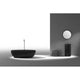 FT-AZ522 - ANZZI Opal 67 in. One Piece Stone Freestanding Bathtub in Translucent Midnight Black