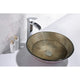 LS-AZ8182 - ANZZI Tara Series Deco-Glass Vessel Sink in Platinum Storm