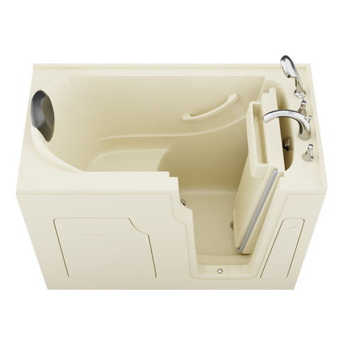 AZ2853RBS-CP - ANZZI Coupe Premier 53 - 60 in x 28 in. Right Drain Soaking Walk-in Tub in Biscuit