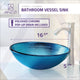 ANZZI Taba Series Deco-Glass Vessel Sink in Lustrous Blue