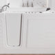 ANZZI 30 in. x 60 in. Left Drain Quick Fill Walk-In Whirlpool and Air Tub with Powered Fast Drain in White