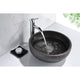 LS-AZ8195 - ANZZI Tara Series Ceramic Vessel Sink in Black