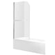 ANZZI Myth 28 in. x 56 in. Frameless Tub Door with TSUNAMI GUARD