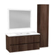 VT-MRSCCT39-DB - ANZZI 39 in. W x 20 in. H x 18 in. D Bath Vanity Set in Dark Brown with Vanity Top in White with White Basin and Mirror