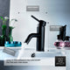 ANZZI Bravo Series Single Hole Single-Handle Low-Arc Bathroom Faucet