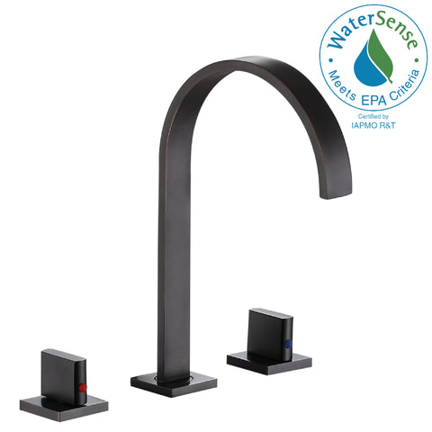 ANZZI Sabre 8 in. Widespread 2-Handle Bathroom Faucet